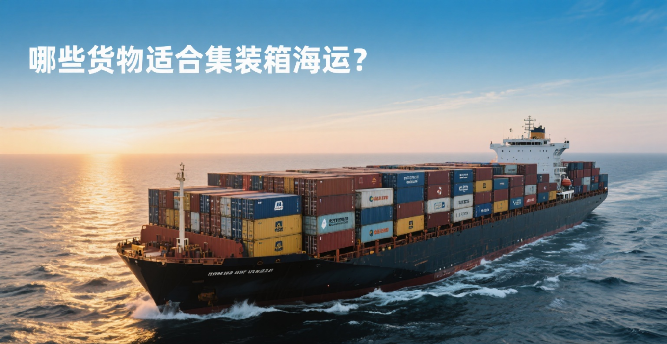 哪些货物适合集装箱海运？